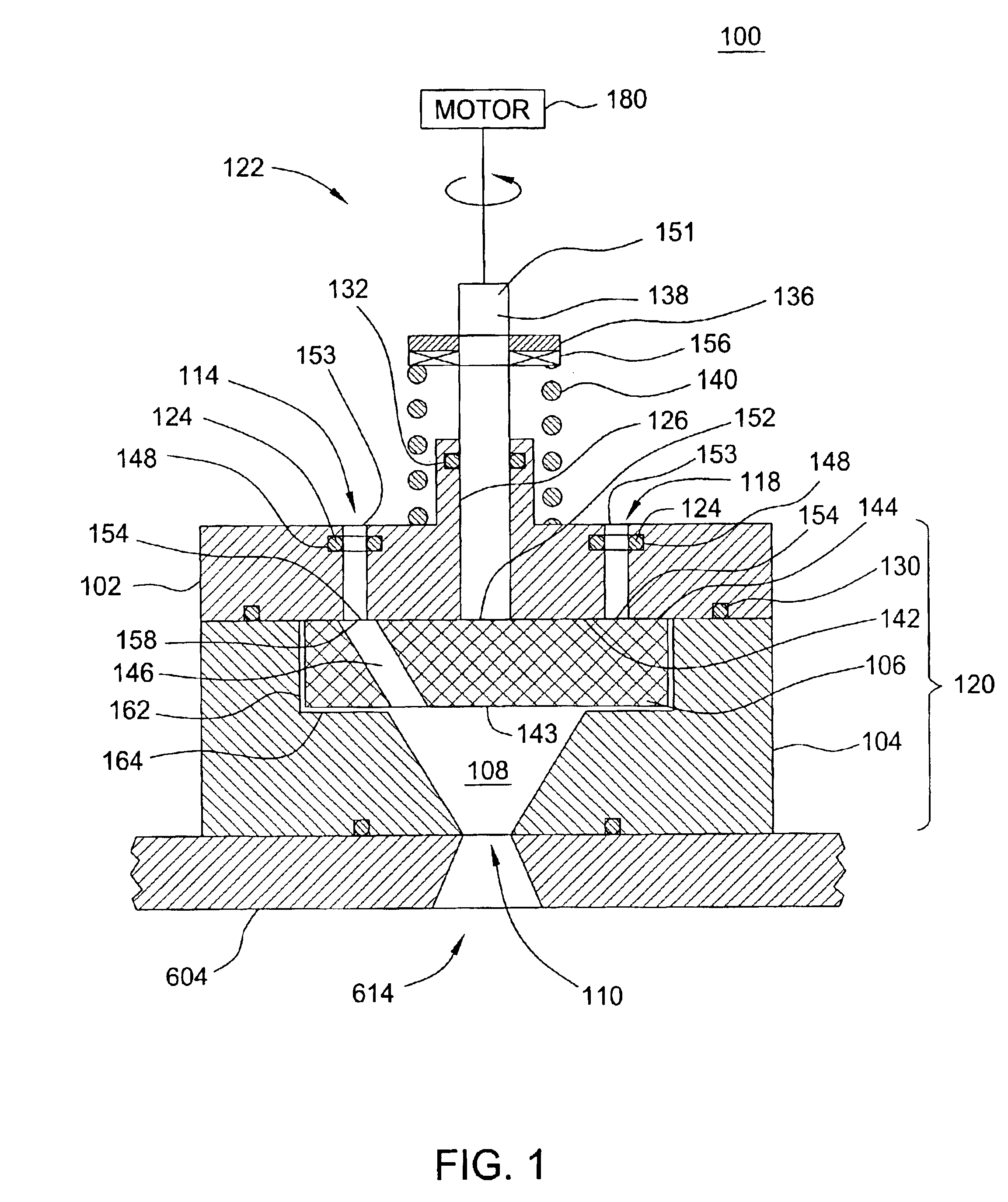 Rotary gas valve for pulsing a gas