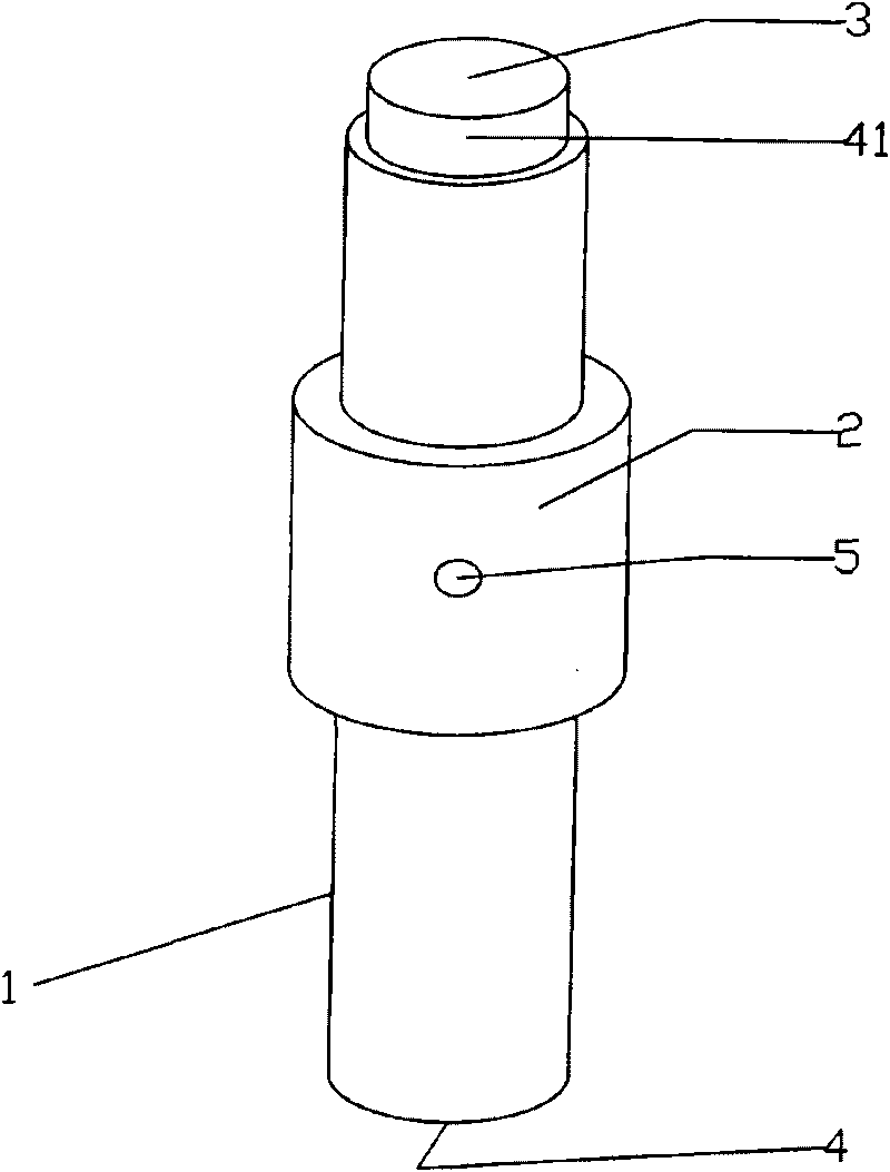 Stick for measuring circumferential distance of flange plate