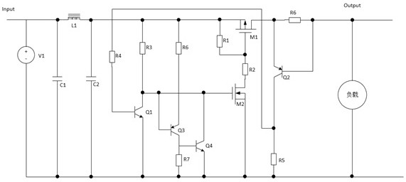 Overcurrent protection circuit with automatic latching function