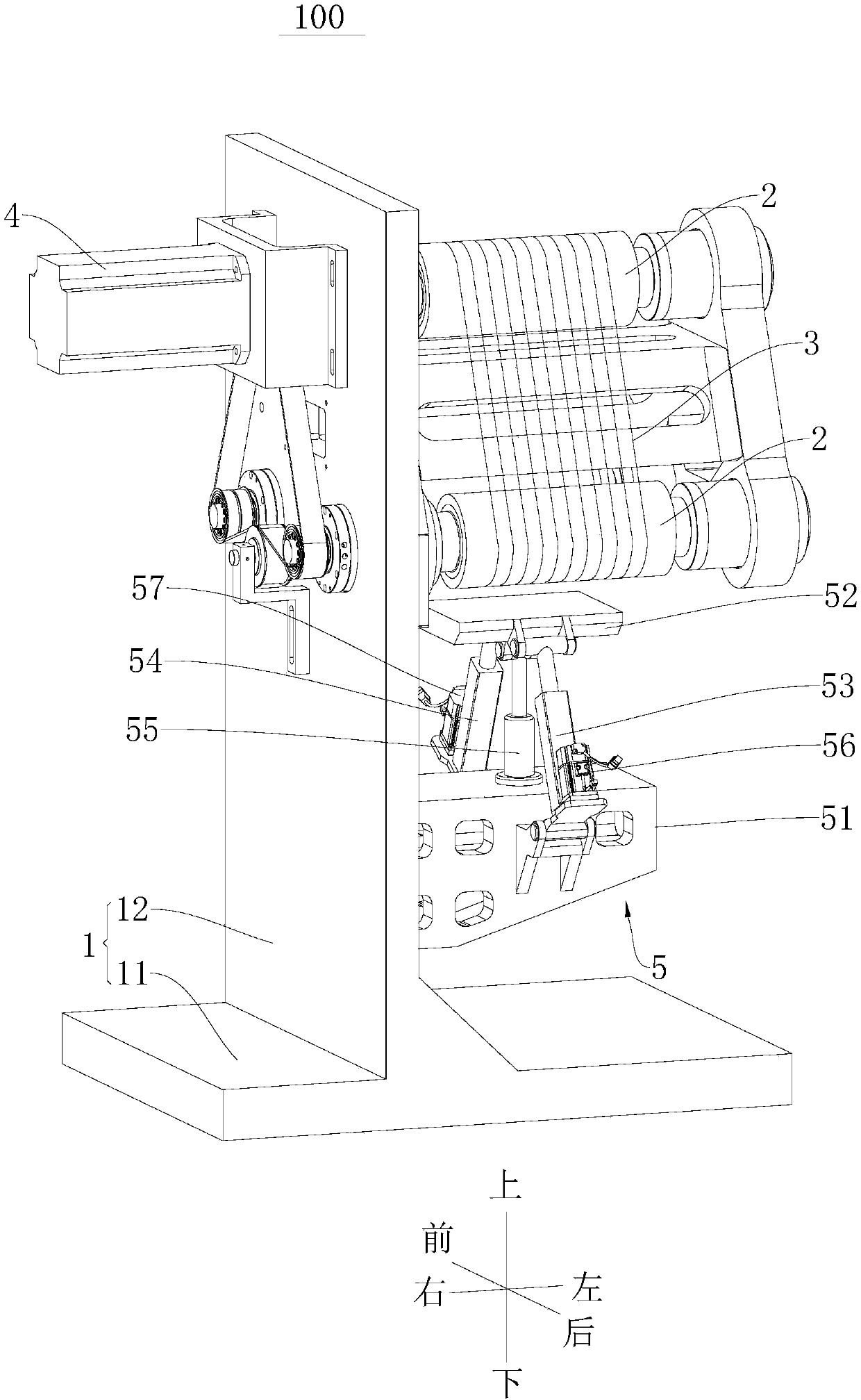 Multi-wire cutting machine capable of achieving swinging cutting