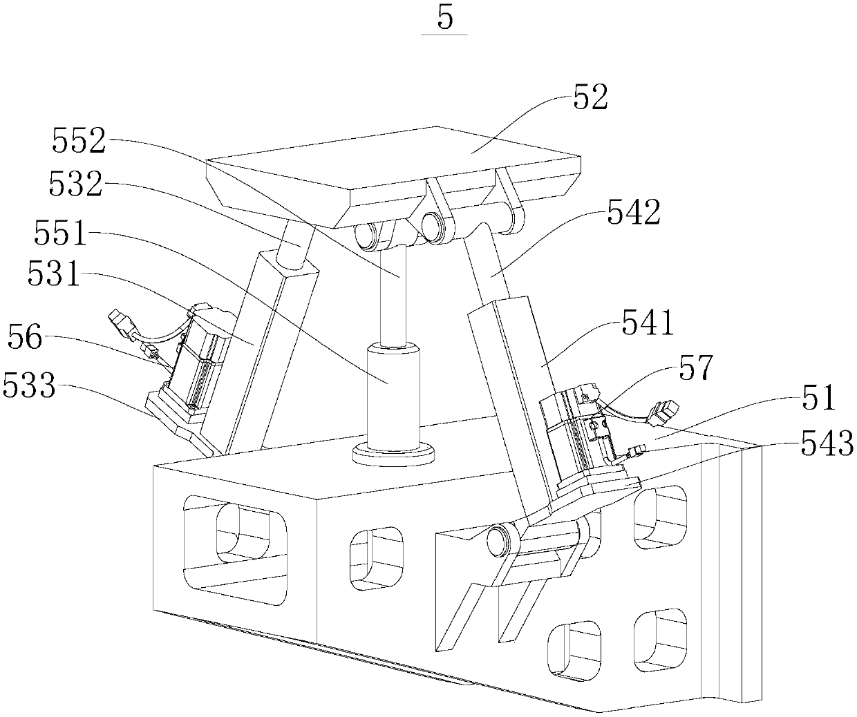 Multi-wire cutting machine capable of achieving swinging cutting