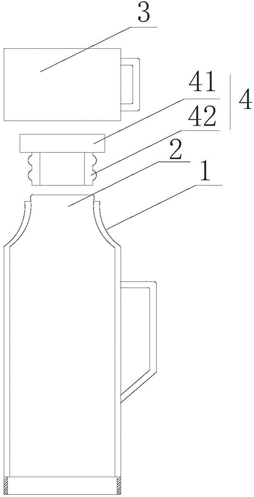 Heat-resistant and corrosion-resistant thermos flask