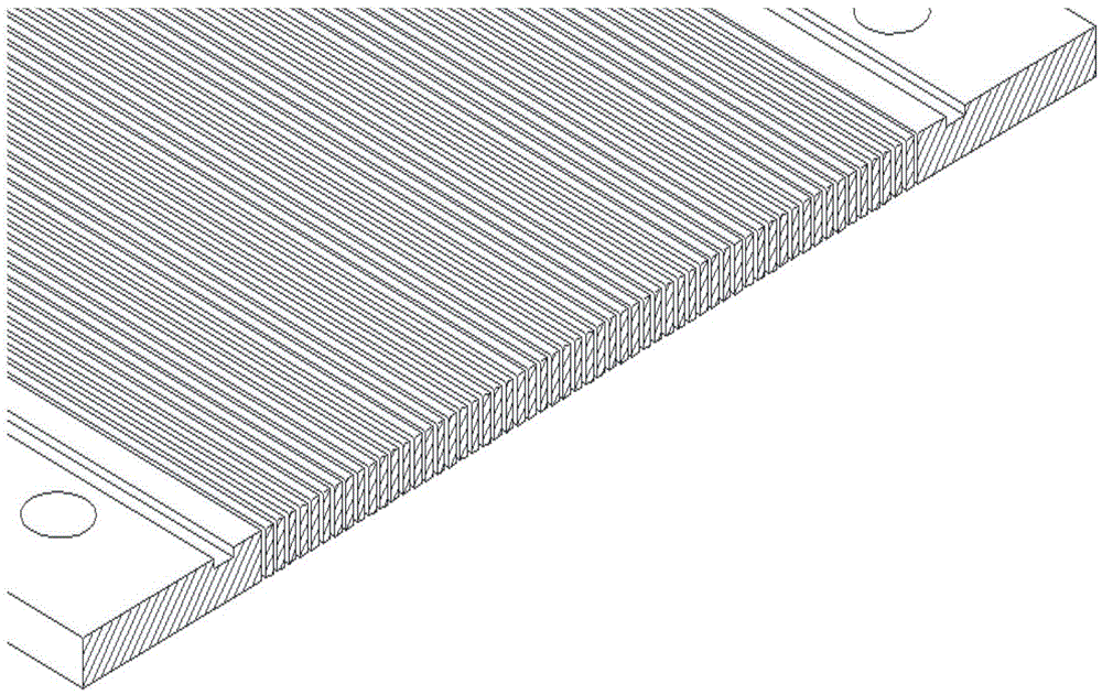 A visualization device and method for fluid distribution of a fuel cell bipolar plate flow field