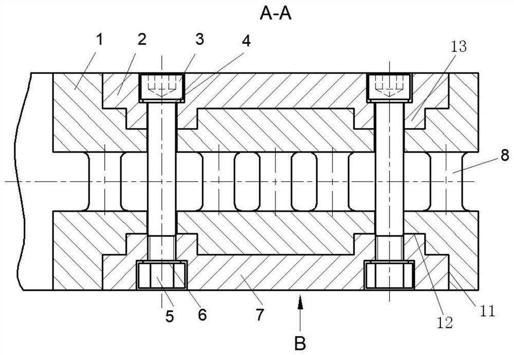 An aluminum-steel combined rail vehicle brake disc