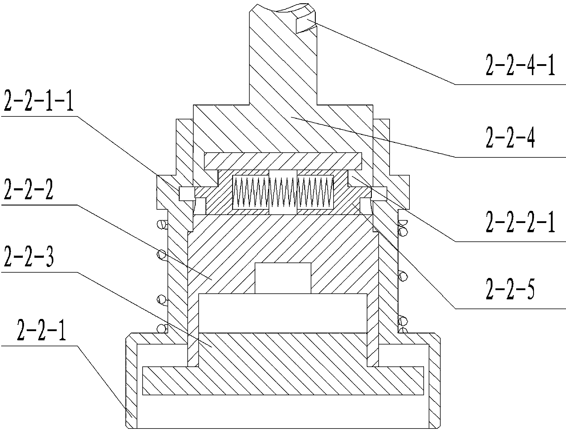 Multi-stamp stamping machine with movement capable of vertically rotating in reciprocating mode to change positions