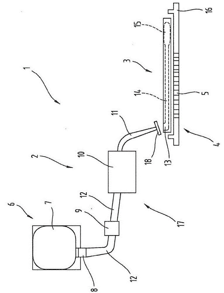 Method for filling a microfluidic device using a dispensing system and corresponding test system