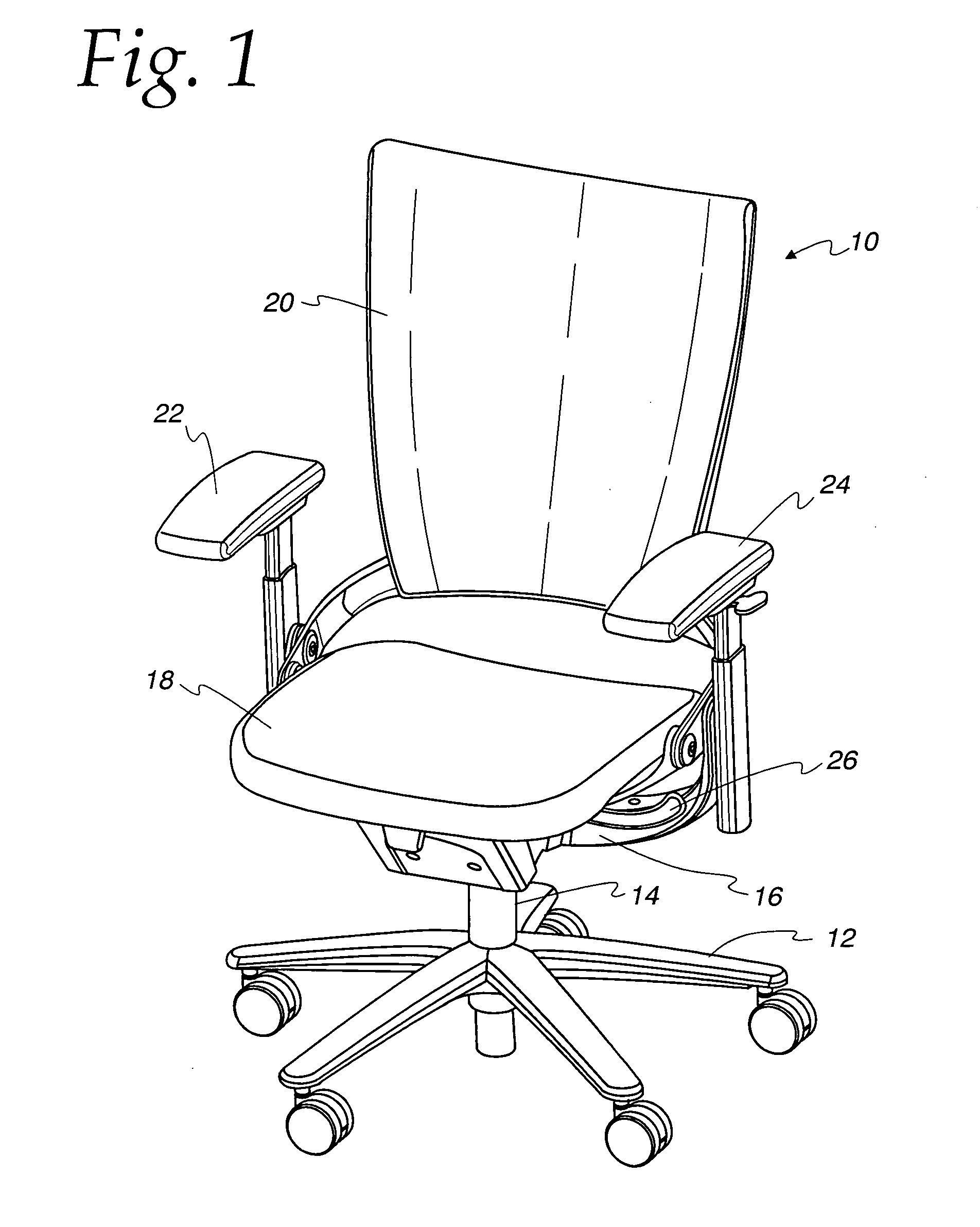 Vertically adjustable chair armrest