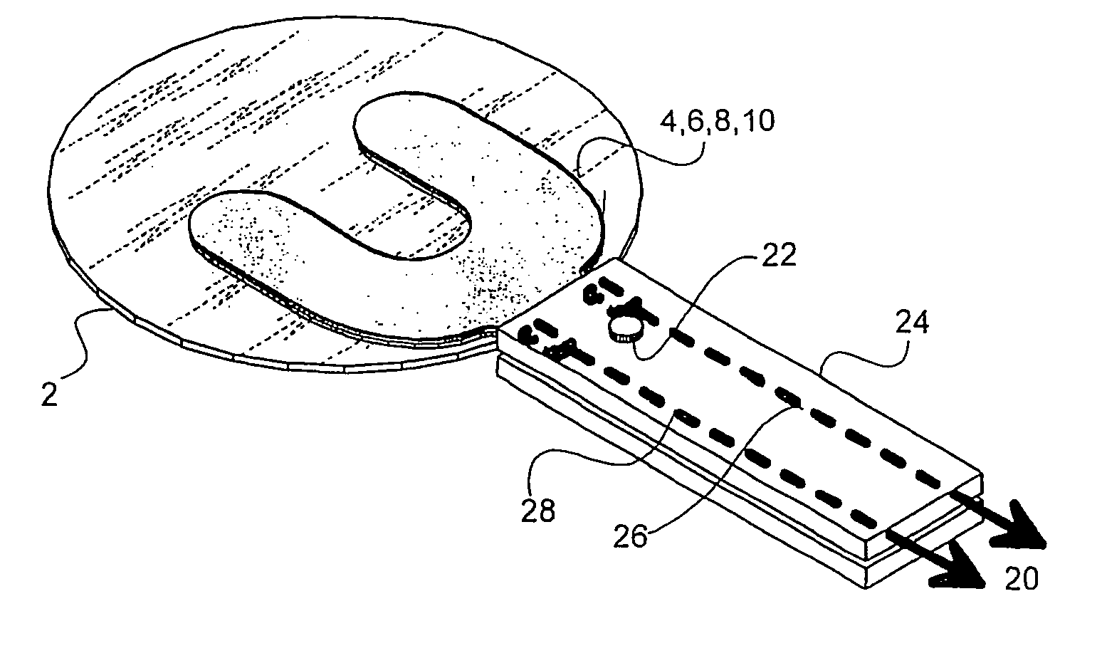 Electrostatic device for holding an electronic component wafer