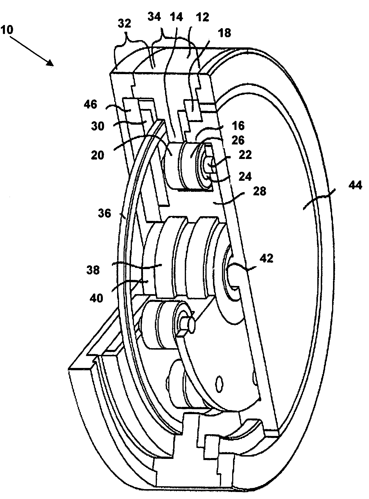 Self-contained rotary actuator
