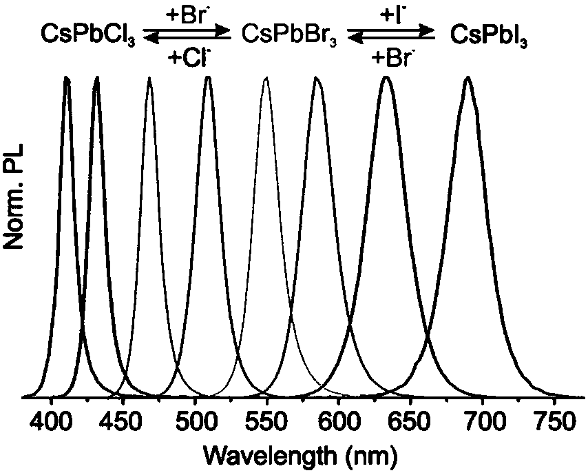 Silicon dioxide coated caesium-lead-bromine-perovskite nanocrystal compound and microwave assisted heating synthesis method thereof