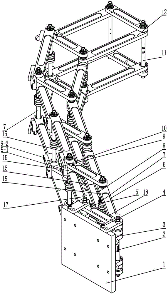 Scalable underactuated cable-strut truss gripper