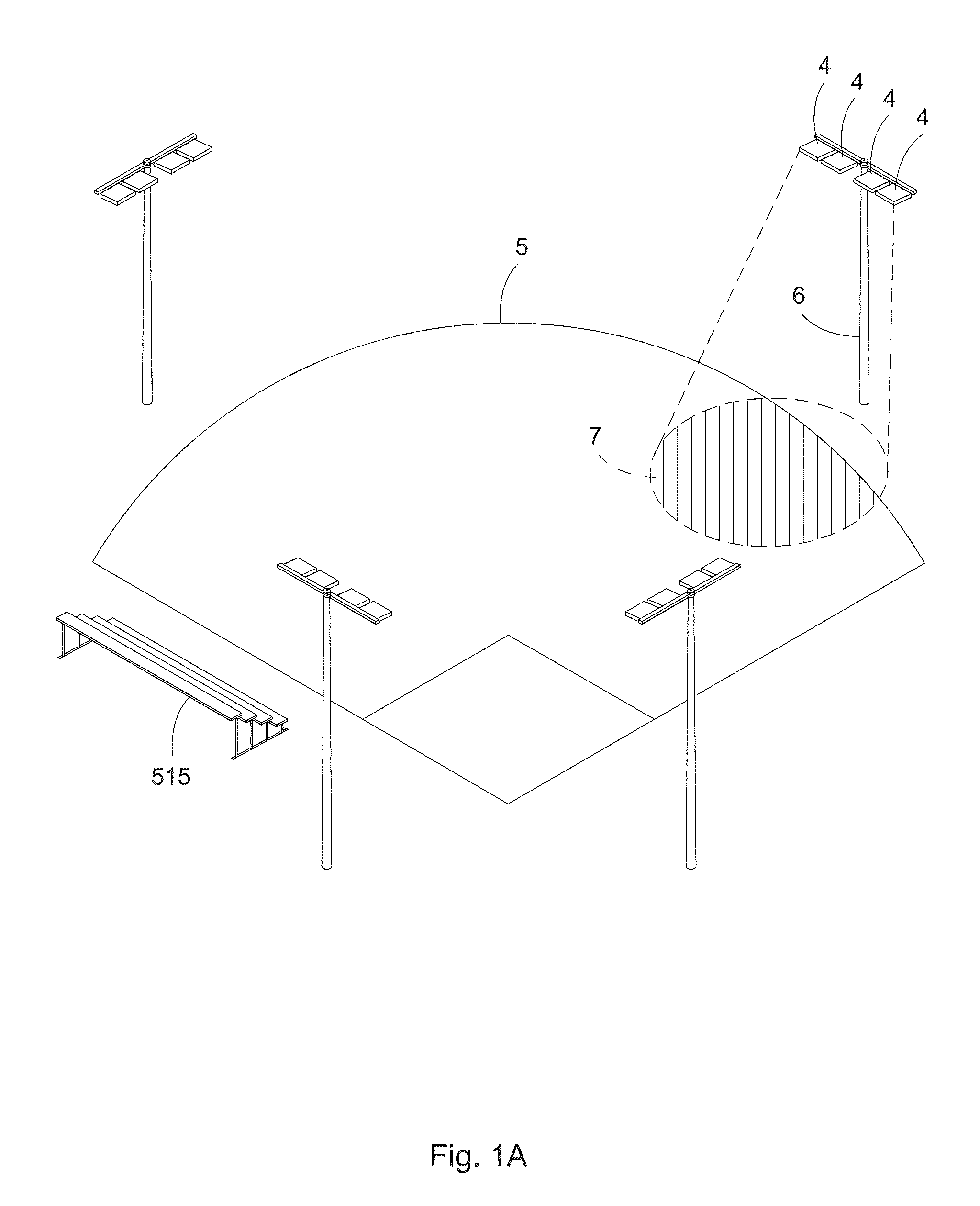 Apparatus, method, and system for independent aiming and cutoff steps in illuminating a target area