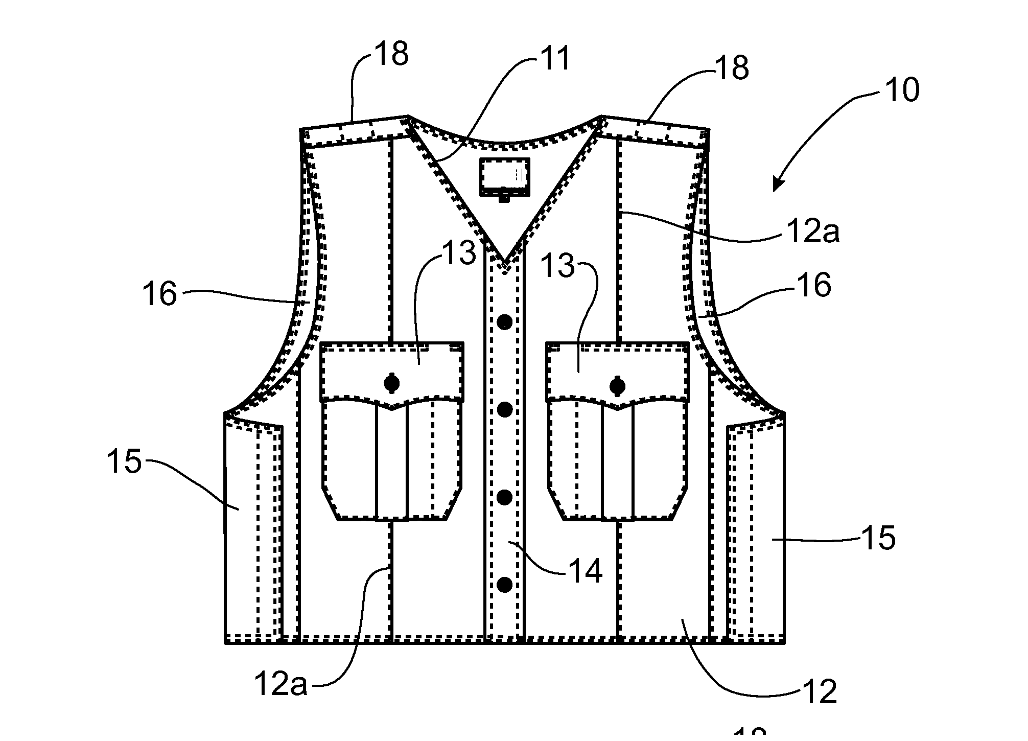 Ballistic Vest with Duty Belt Suspension System