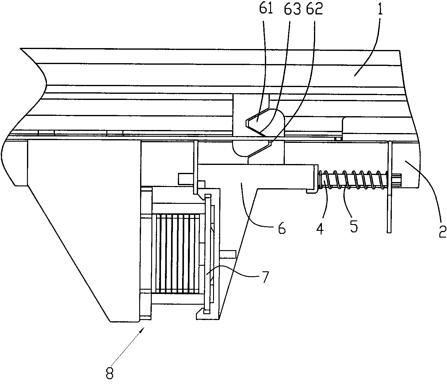 Door lock structure and steam box