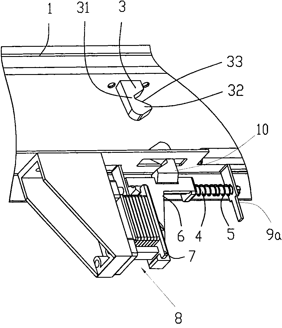 Door lock structure and steam box