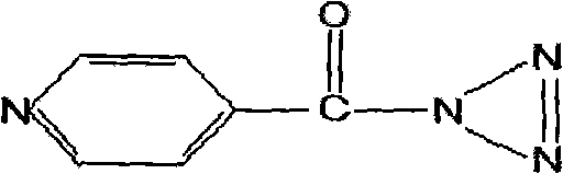 Synthesizing method of isonicotinyl hydrazine azide