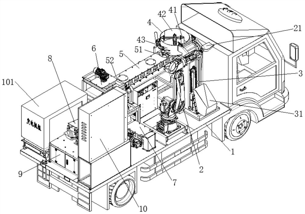 Intelligent mobile robot sampling vehicle