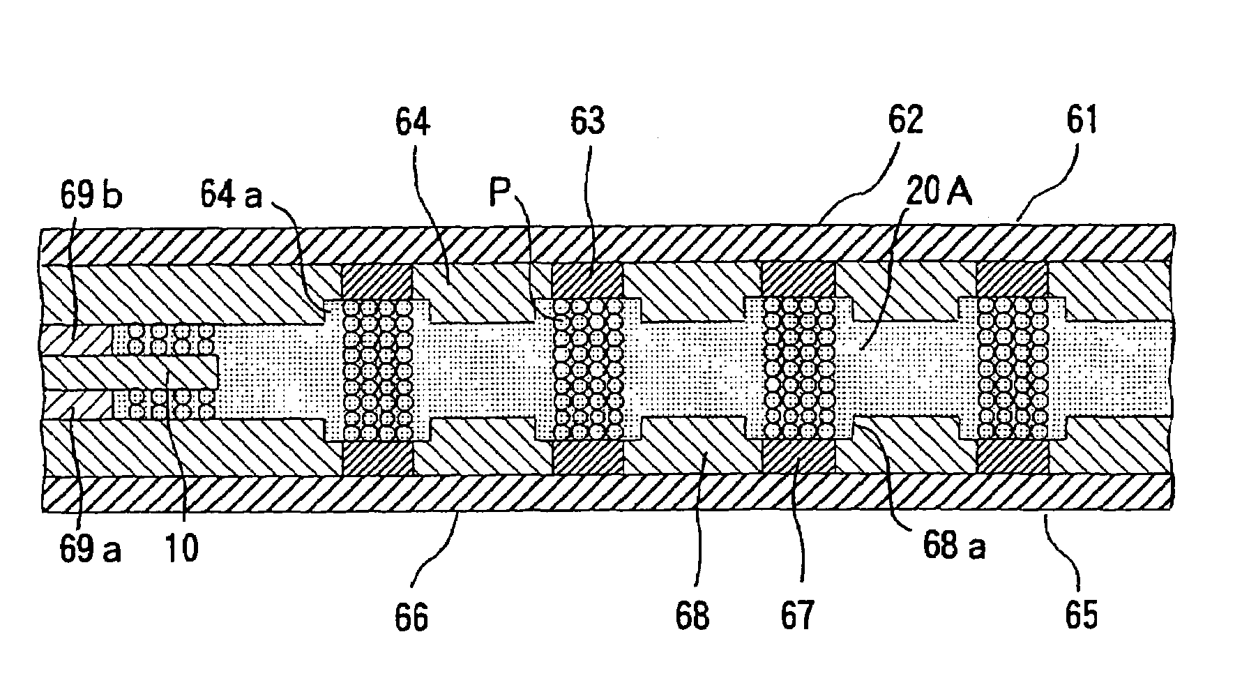 Anisotropic conductivity connector, conductive paste composition, probe member, and wafer inspection device, and wafer inspecting method