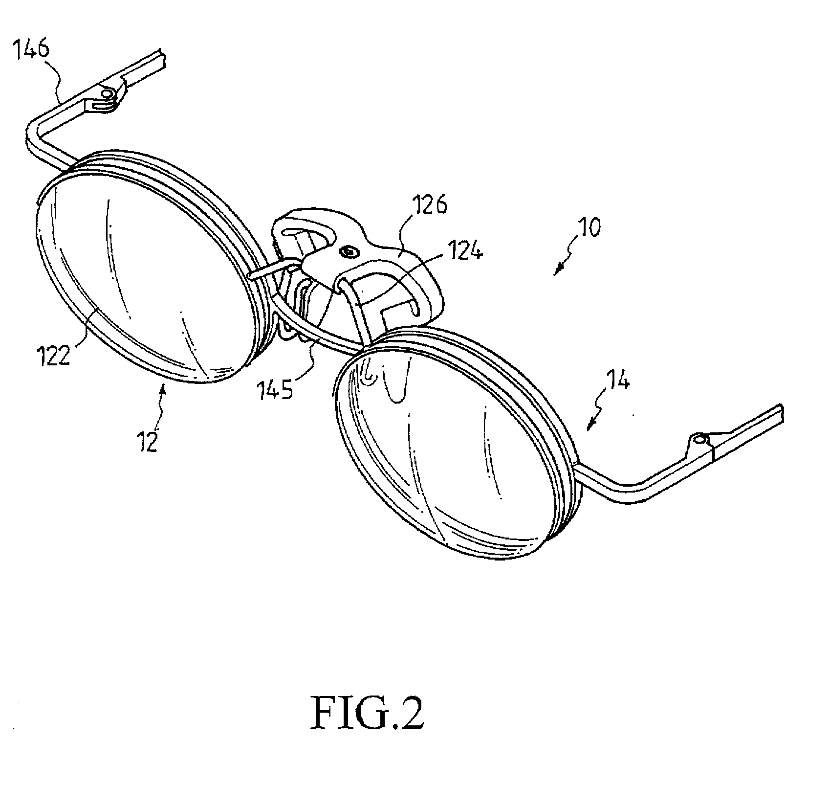 Eyewear with auxiliary frames