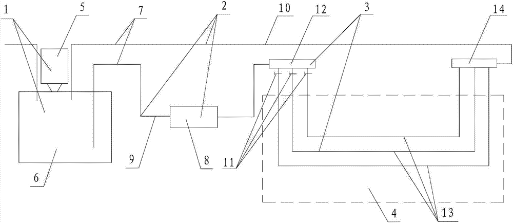 Cooling system for mass concrete