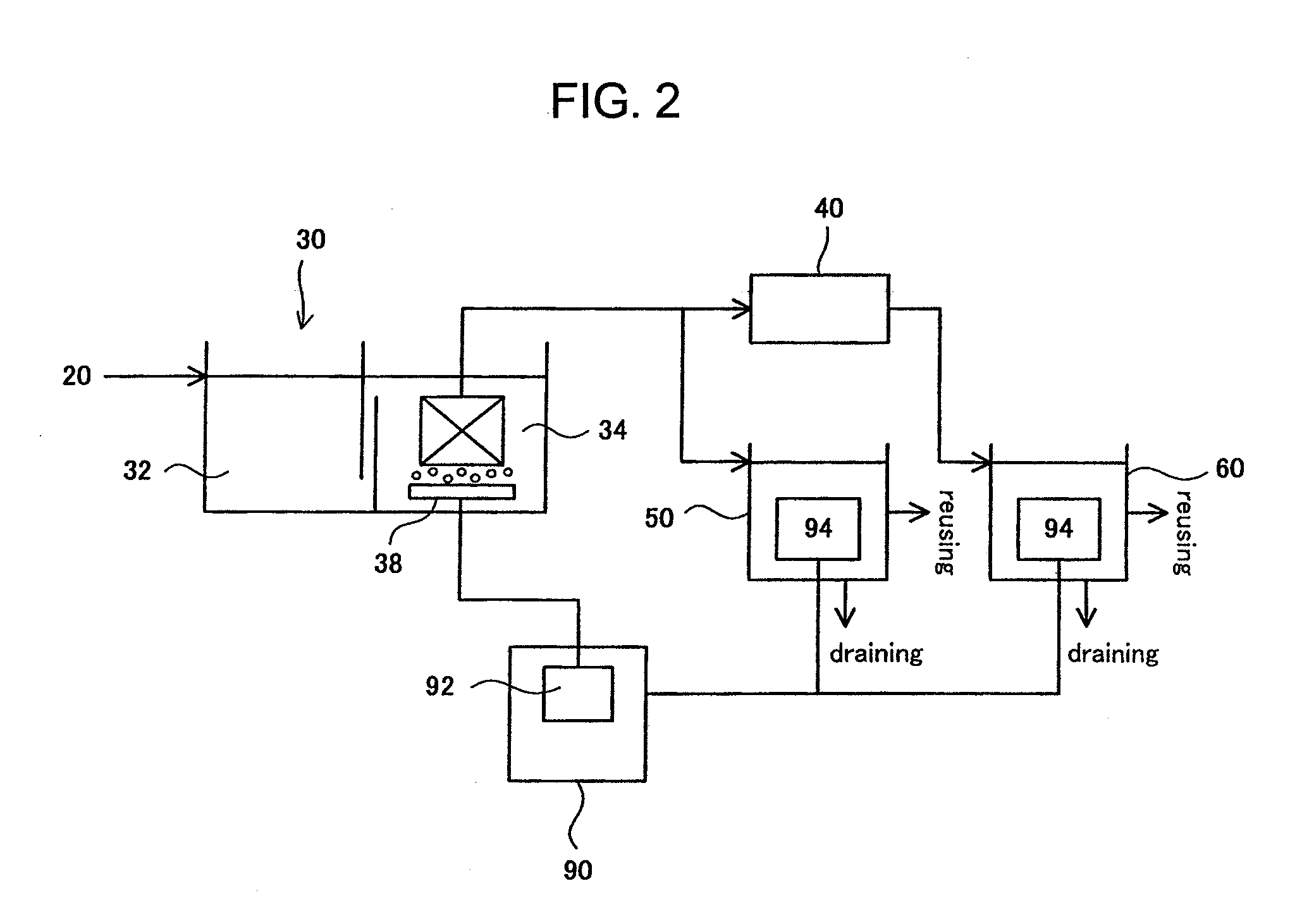 Sewage treatment apparatus and sewage reuse system