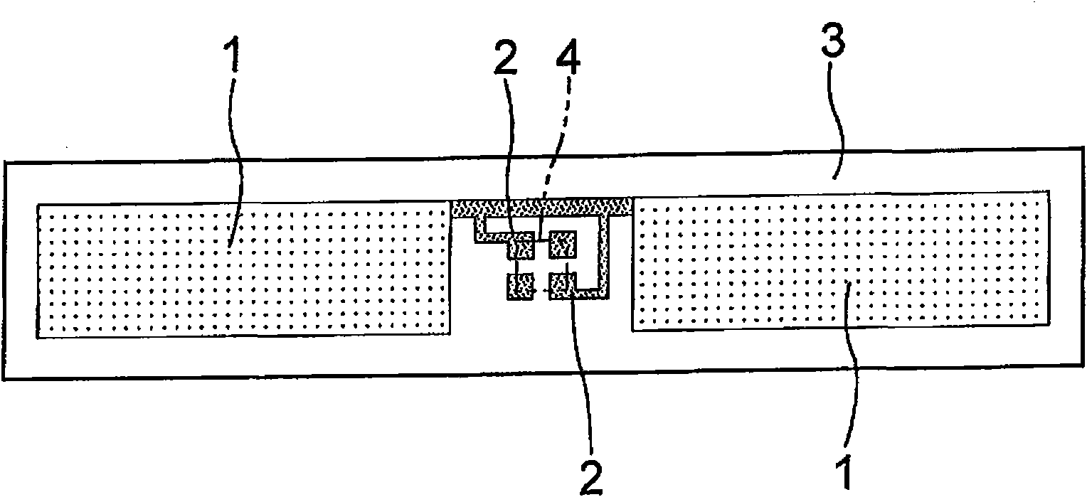Antenna for ic tag and method of manufacturing the same