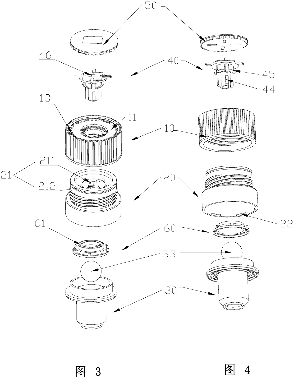 Cap opening self-destructing device of anti-counterfeit bottle cap