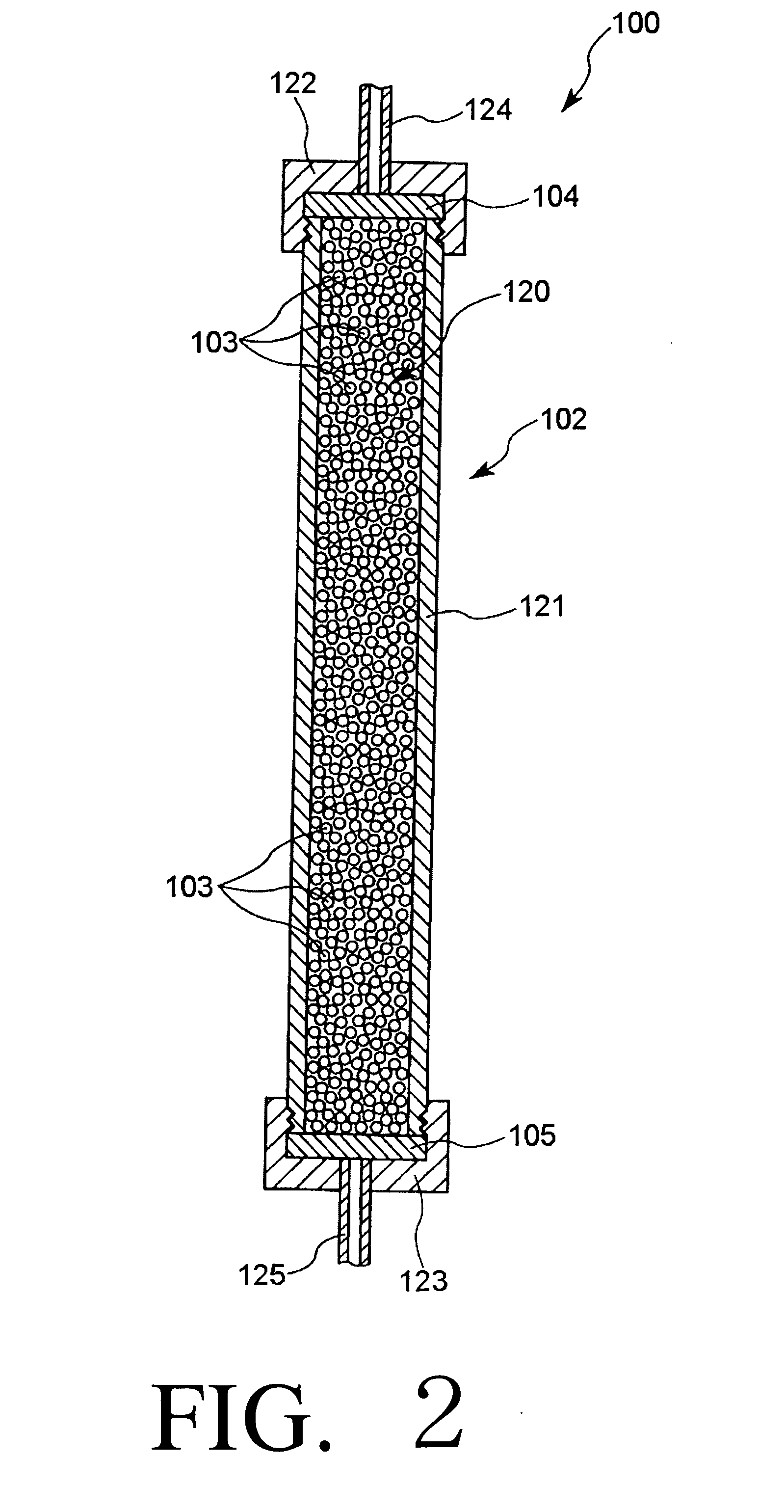 Method for producing particles, particles, and adsorption apparatus