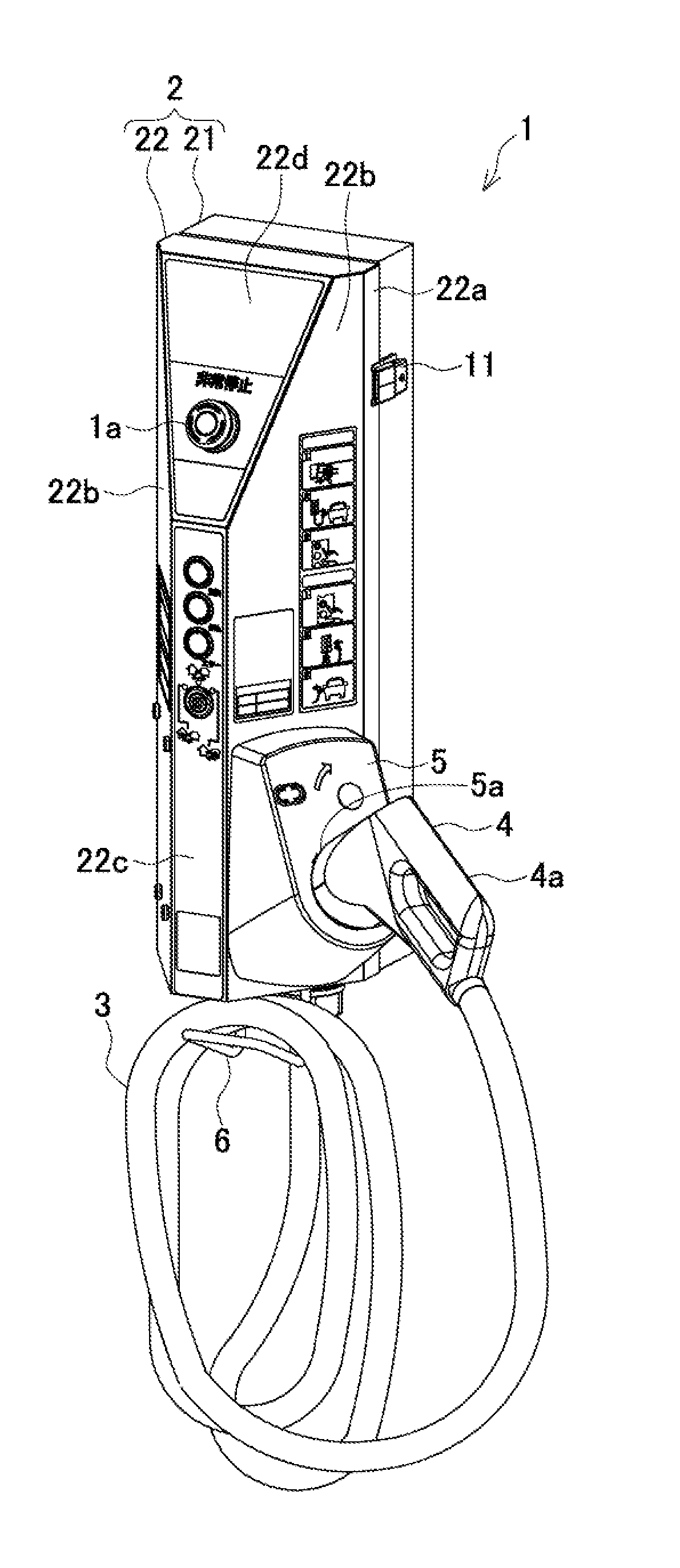 Charge and discharge device for electric vehicle