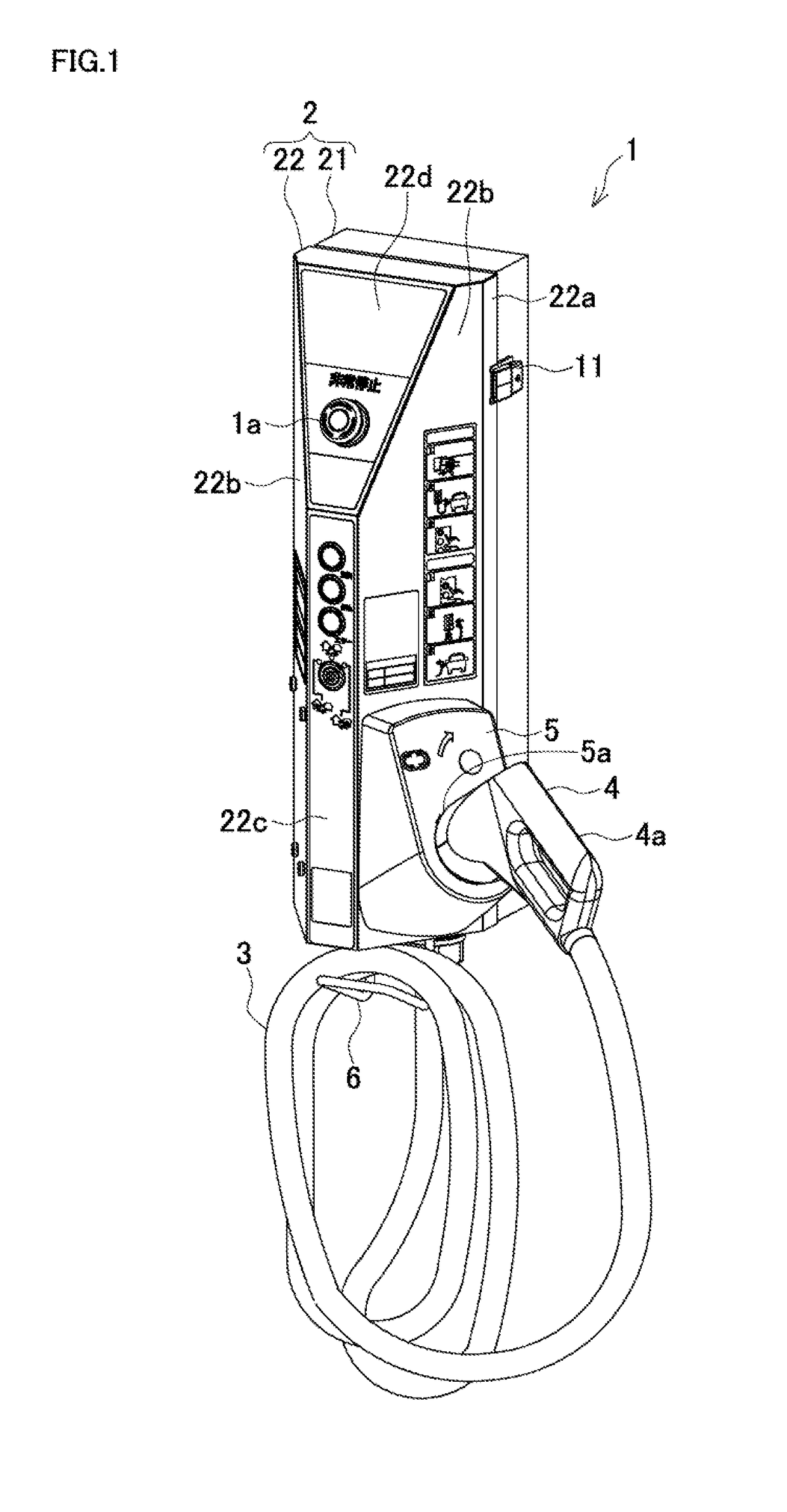 Charge and discharge device for electric vehicle