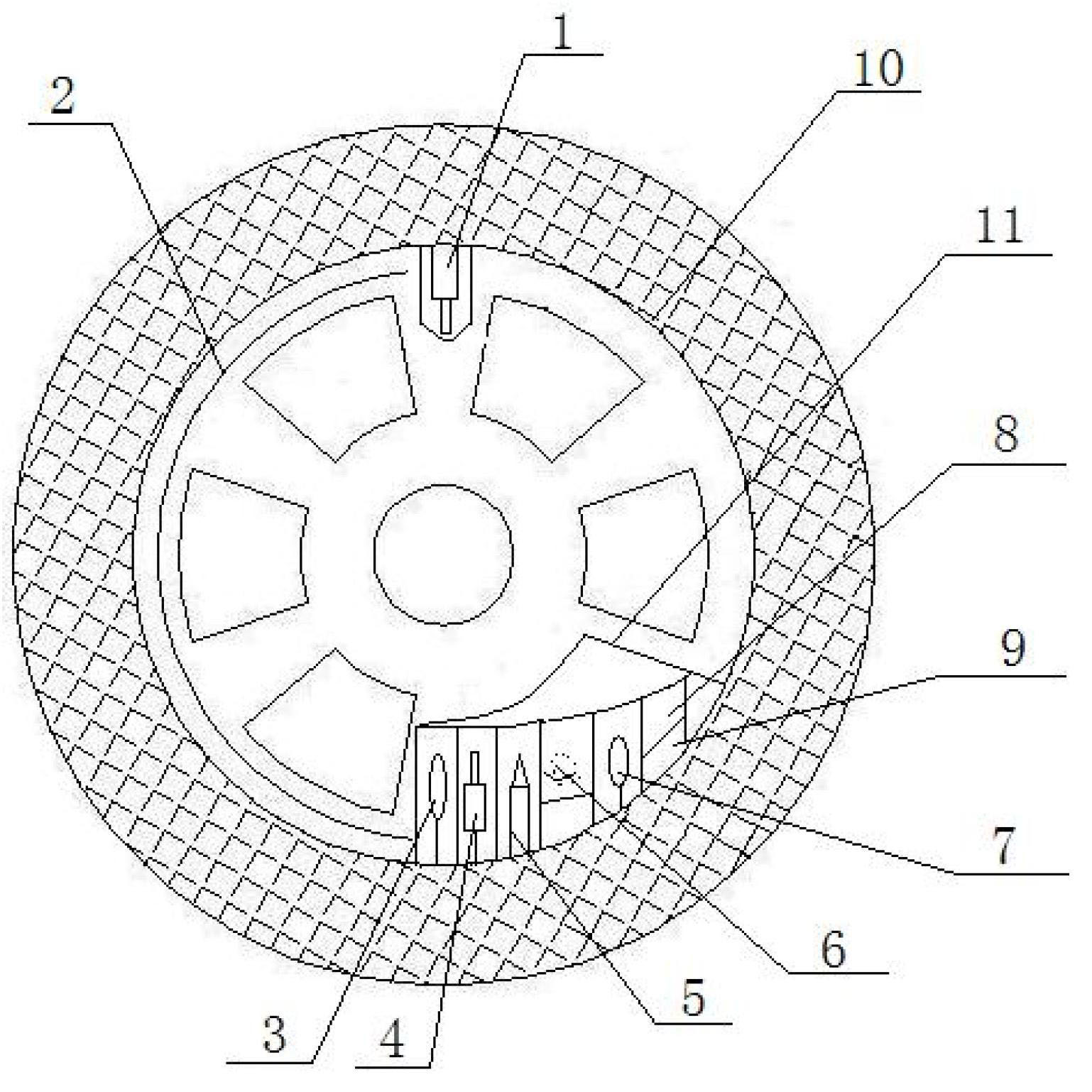 Tire pressure monitor for compact cars