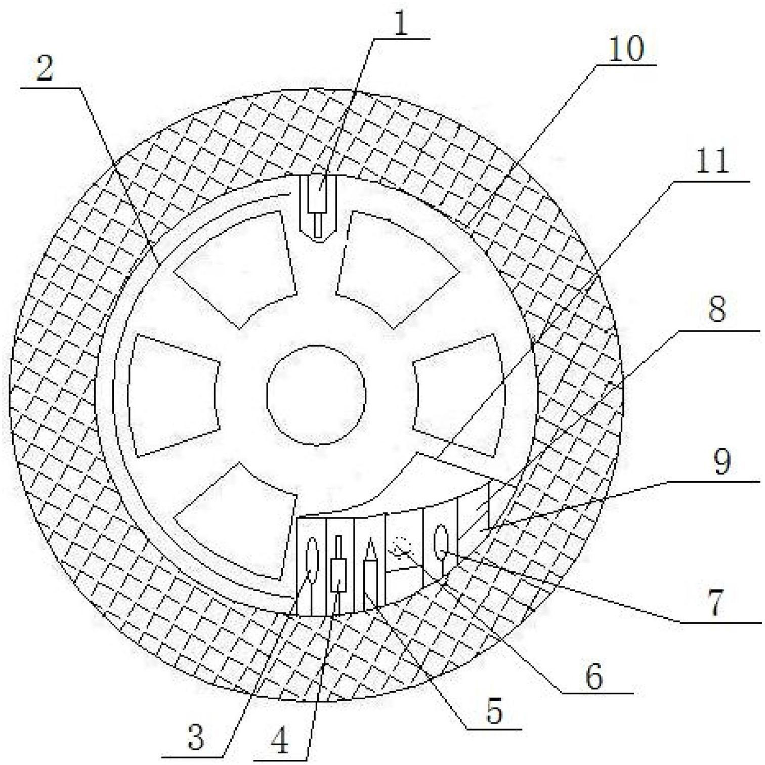 Tire pressure monitor for compact cars