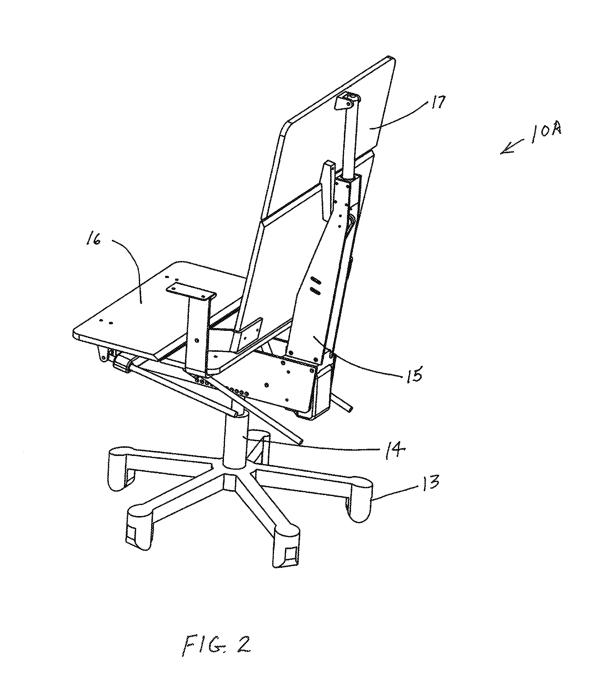 Forward sliding reclining chair