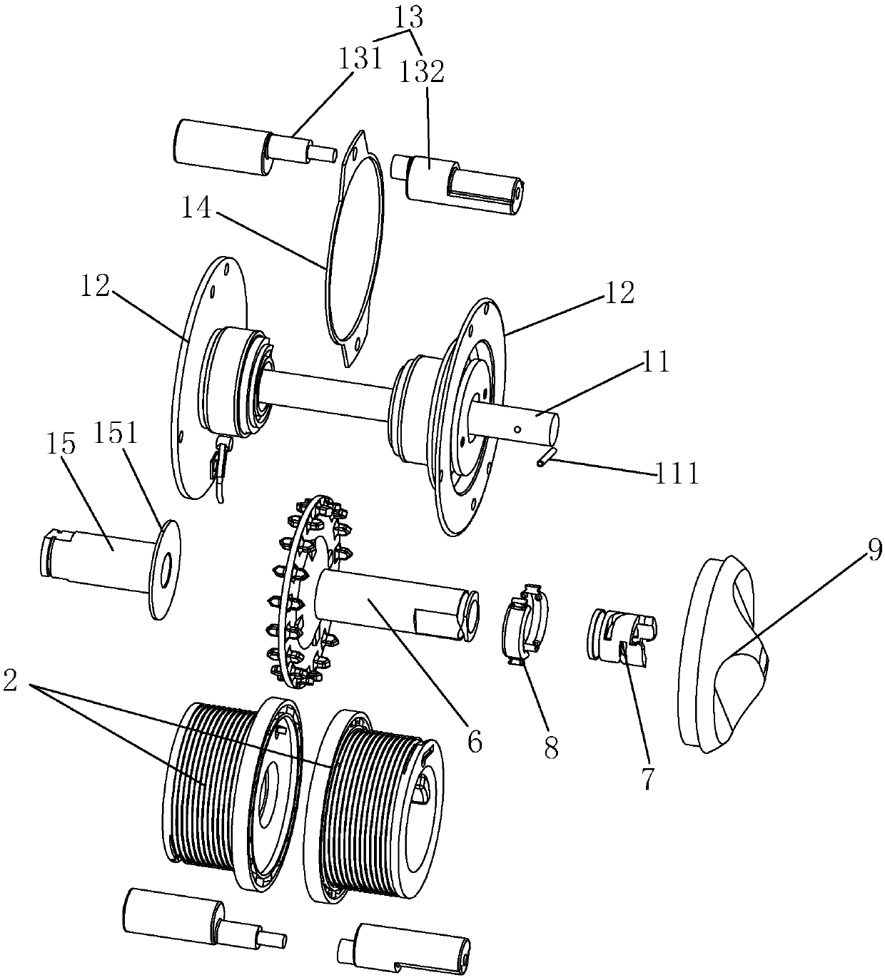 Gear shifting hand rocker