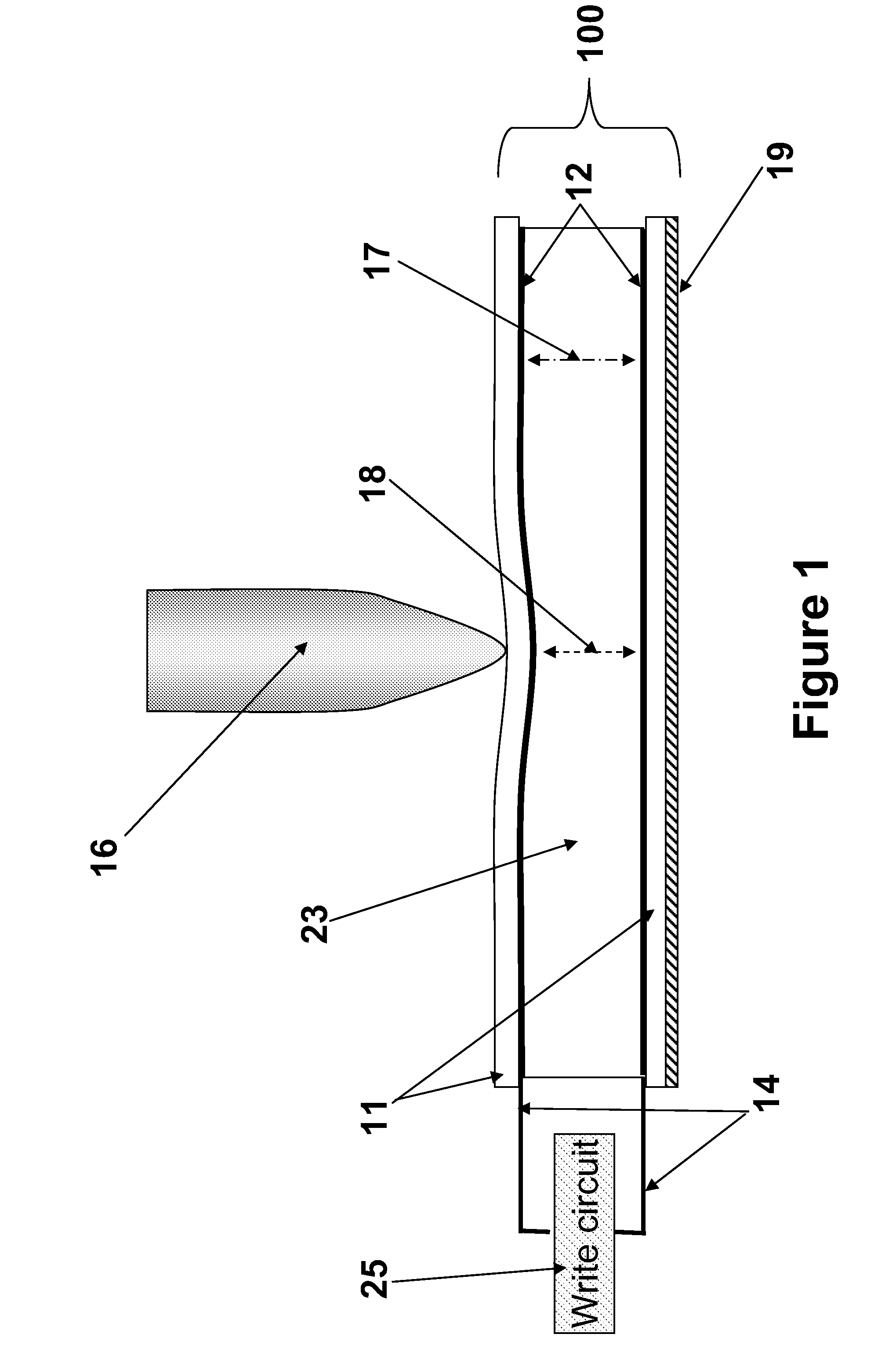 Writing tablet information recording device