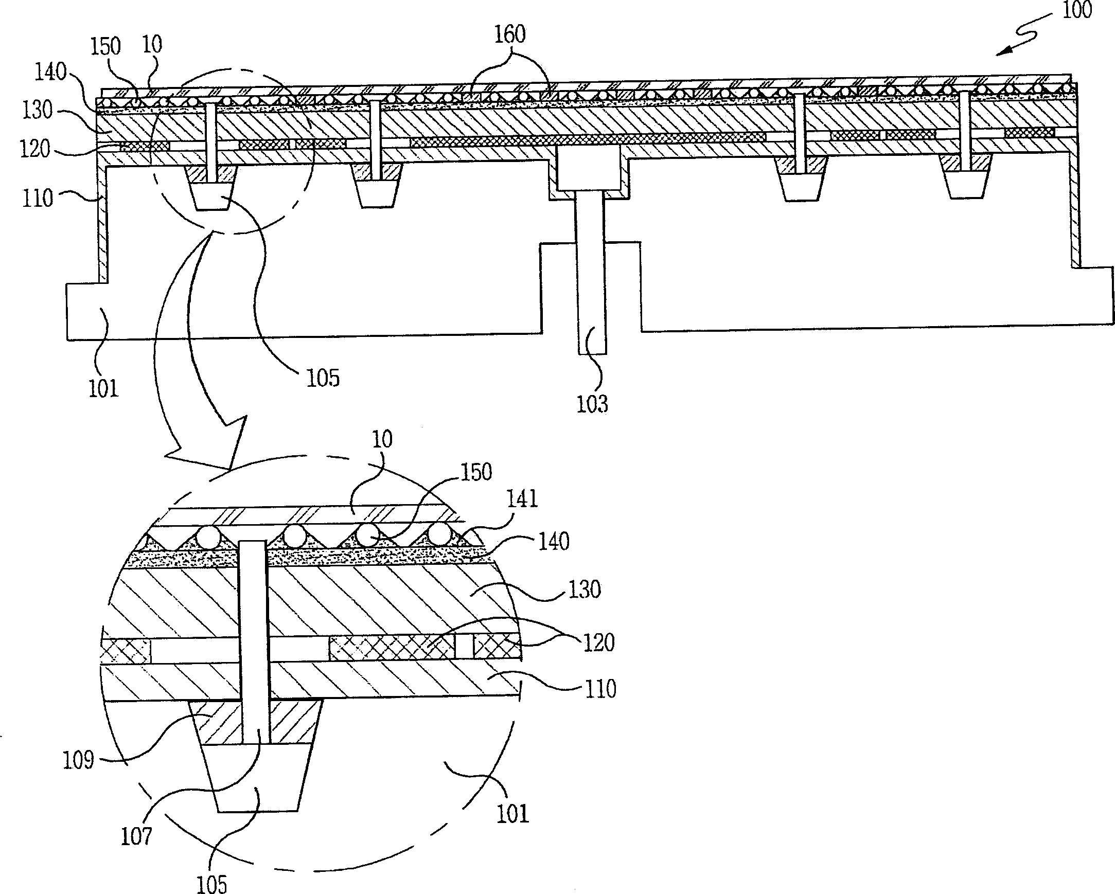 Electrostatic chuck, substrate support, clamp and electrode structure and producing method thereof