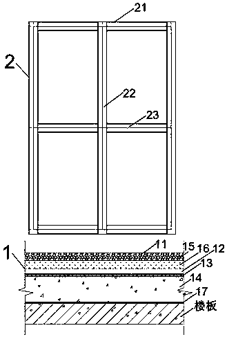 A production system for assembling sound-insulating and heat-insulating decorative materials