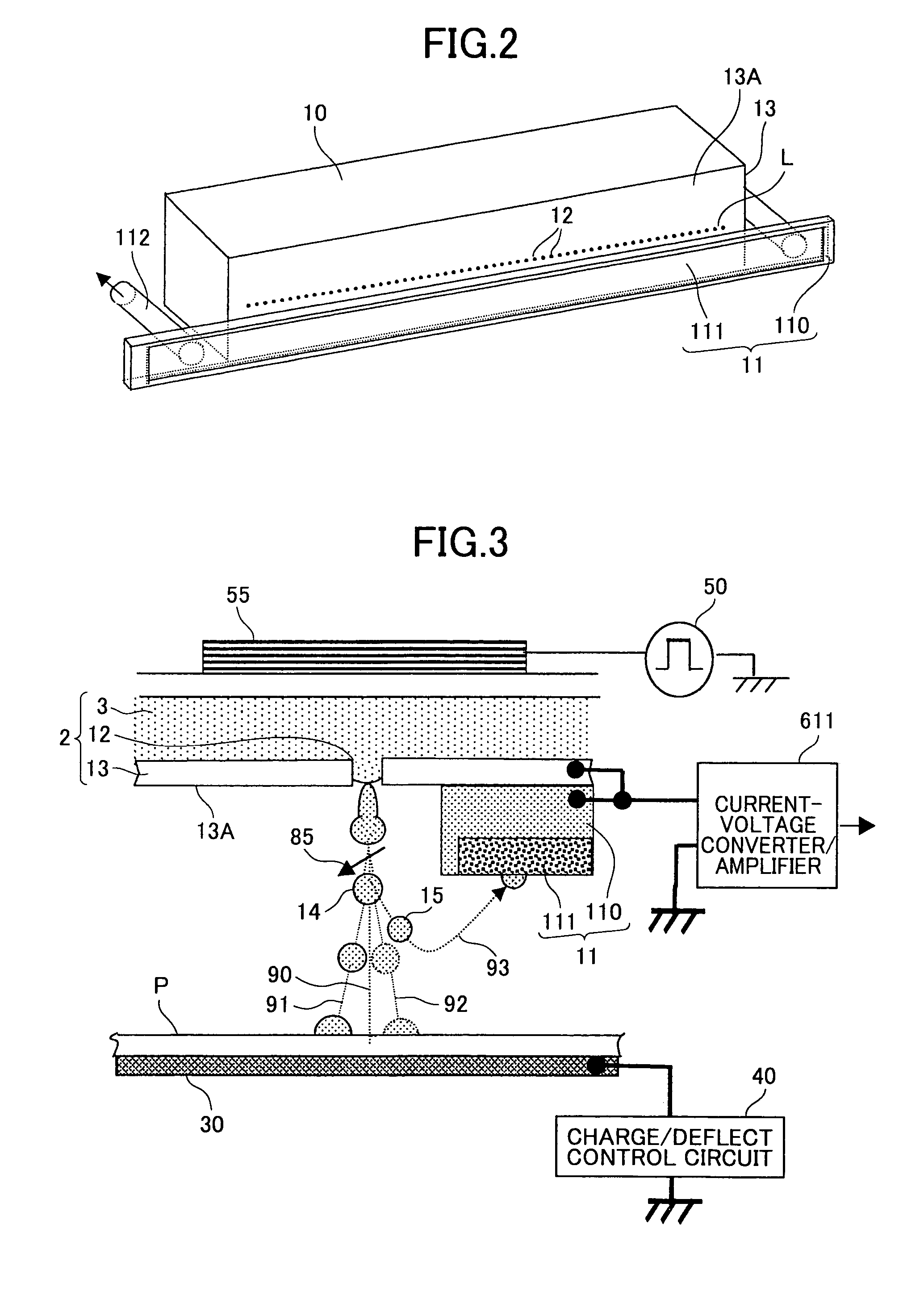 Detection device for detecting ejection condition of nozzles