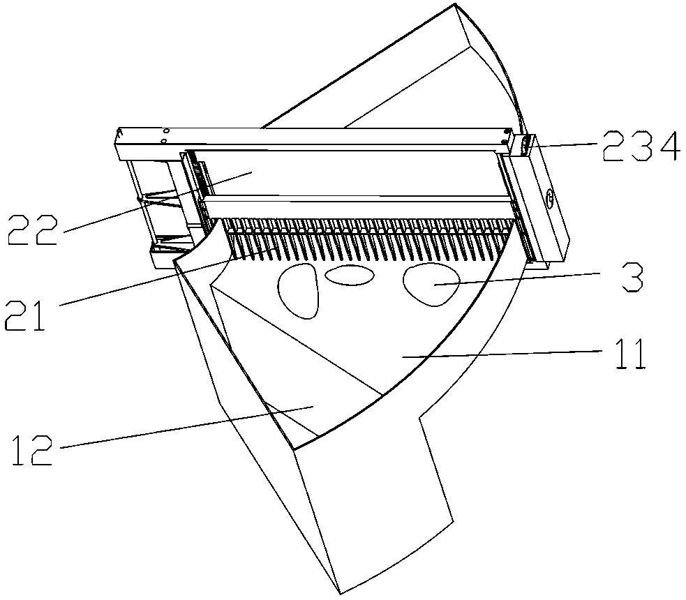 Automatic excrement shoveling and litter removing cat litter basin