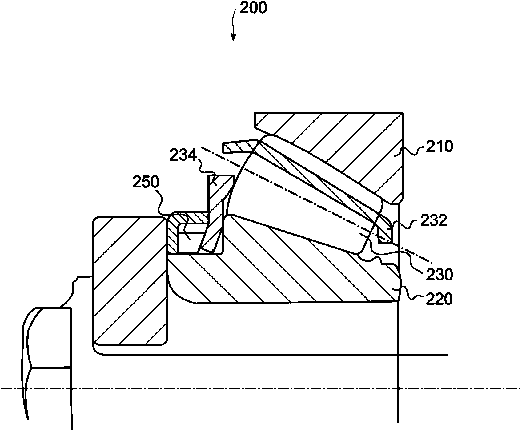 Bearing system and method for operating a bearing system