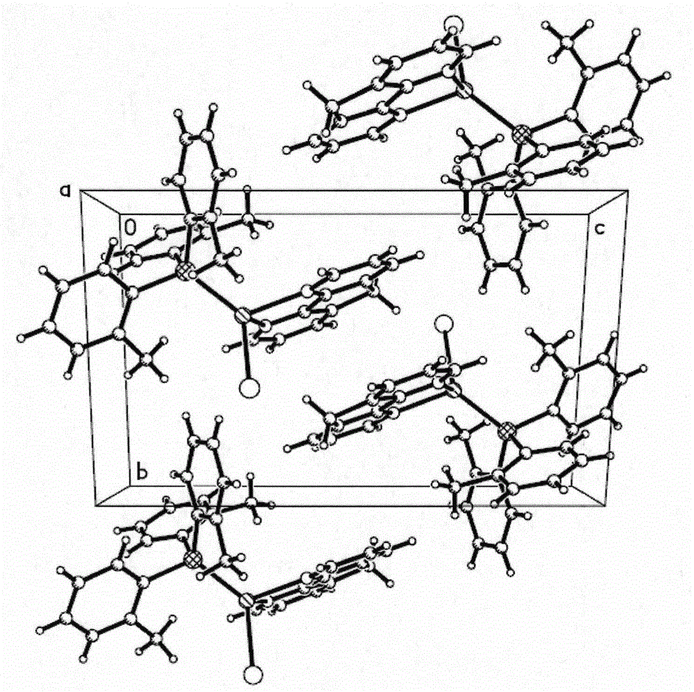 New crystal of CuIN2P cuprous complex luminescent material based on azafluorene