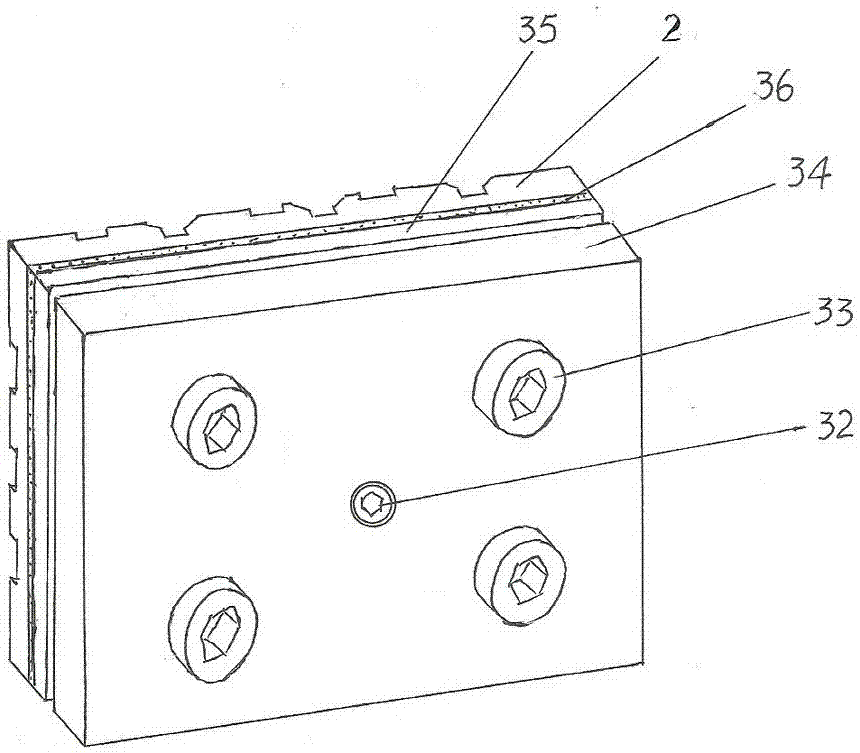 Rope Clamp Fixing Block