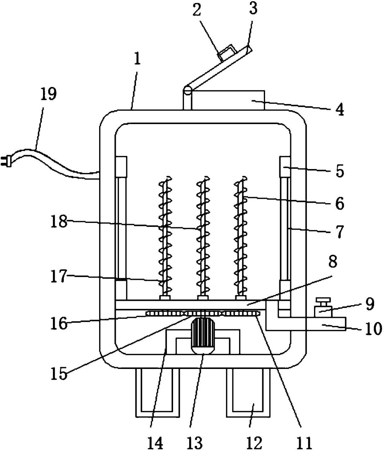 Dairy product homogenizing and sterilizing device