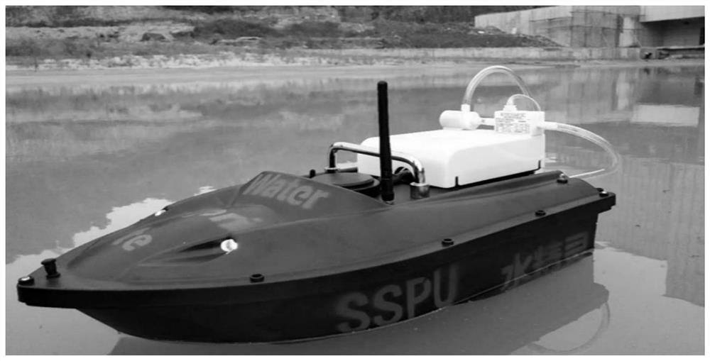 Autonomous cruise type intelligent monitoring boat for water pollution discharge based on side cloud cooperation