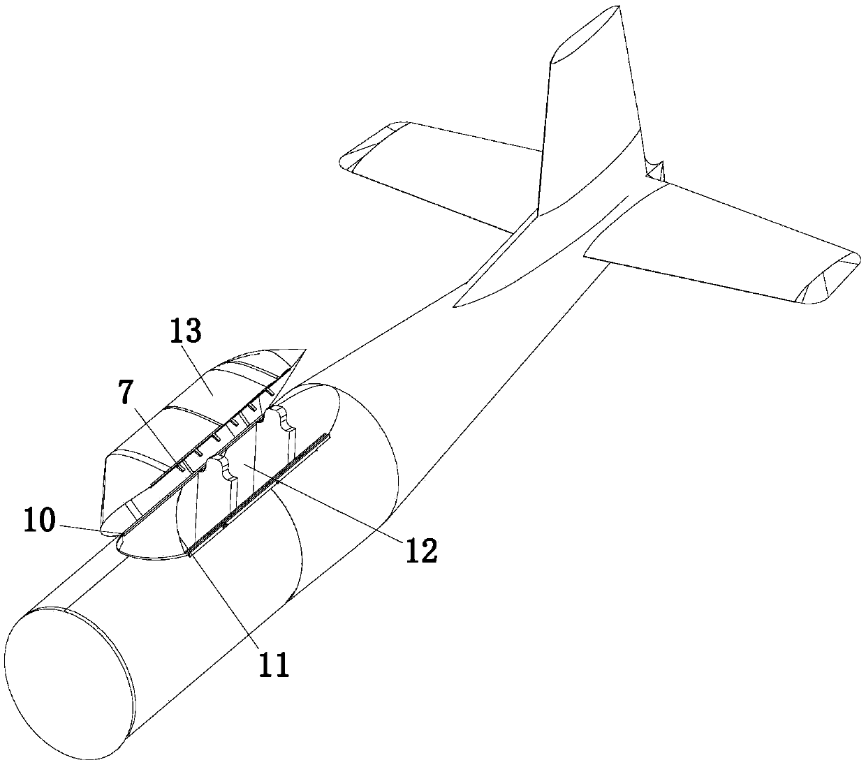 Synchronous linkage locking device for universal aircraft cabin door