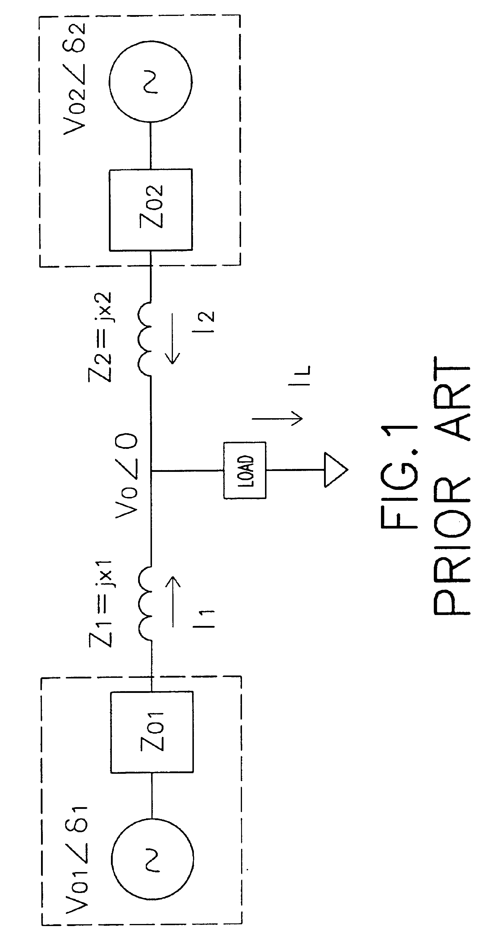 Parallel redundant power system and method for control of the power system