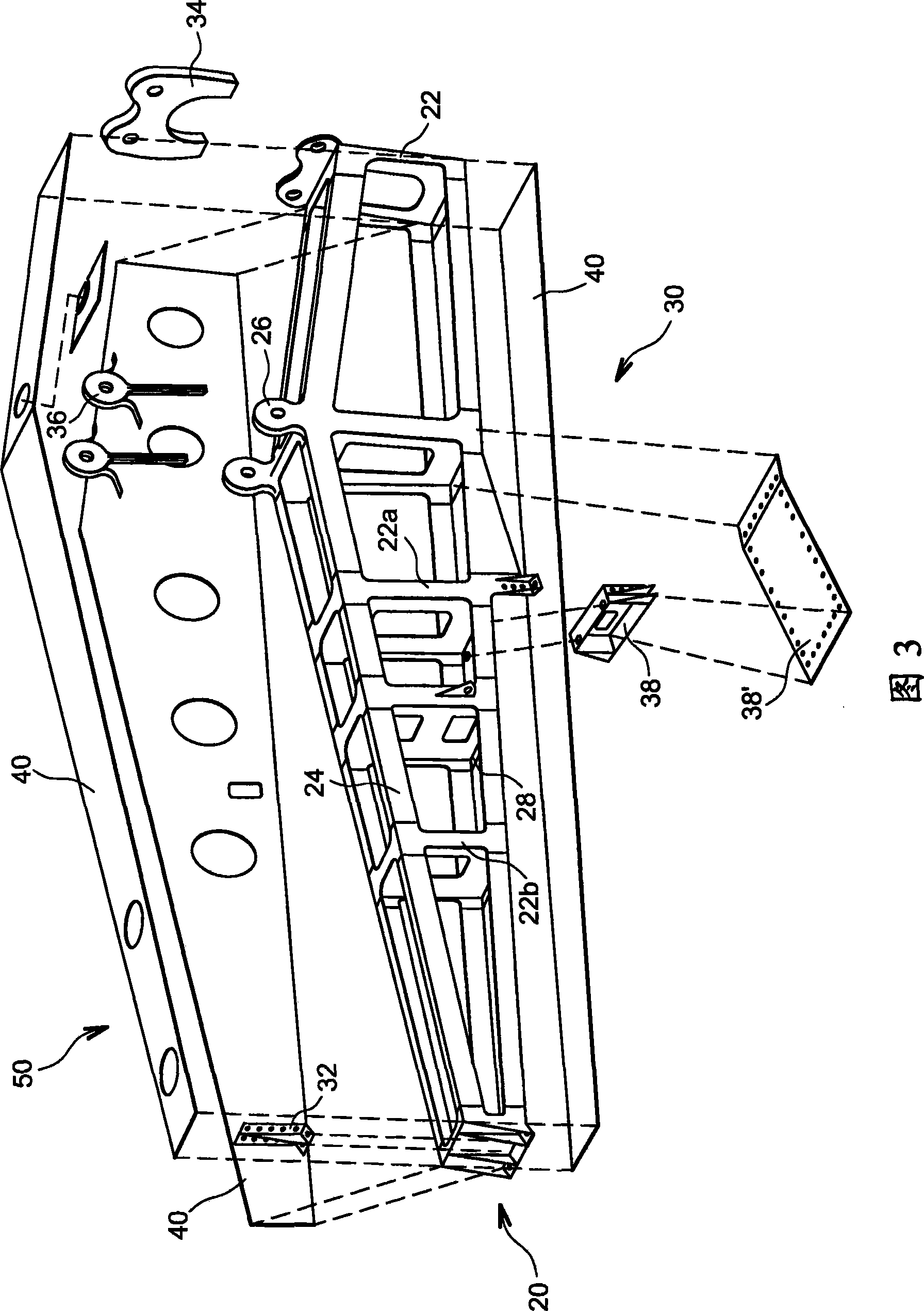 Monolithic framework engine mounting structure