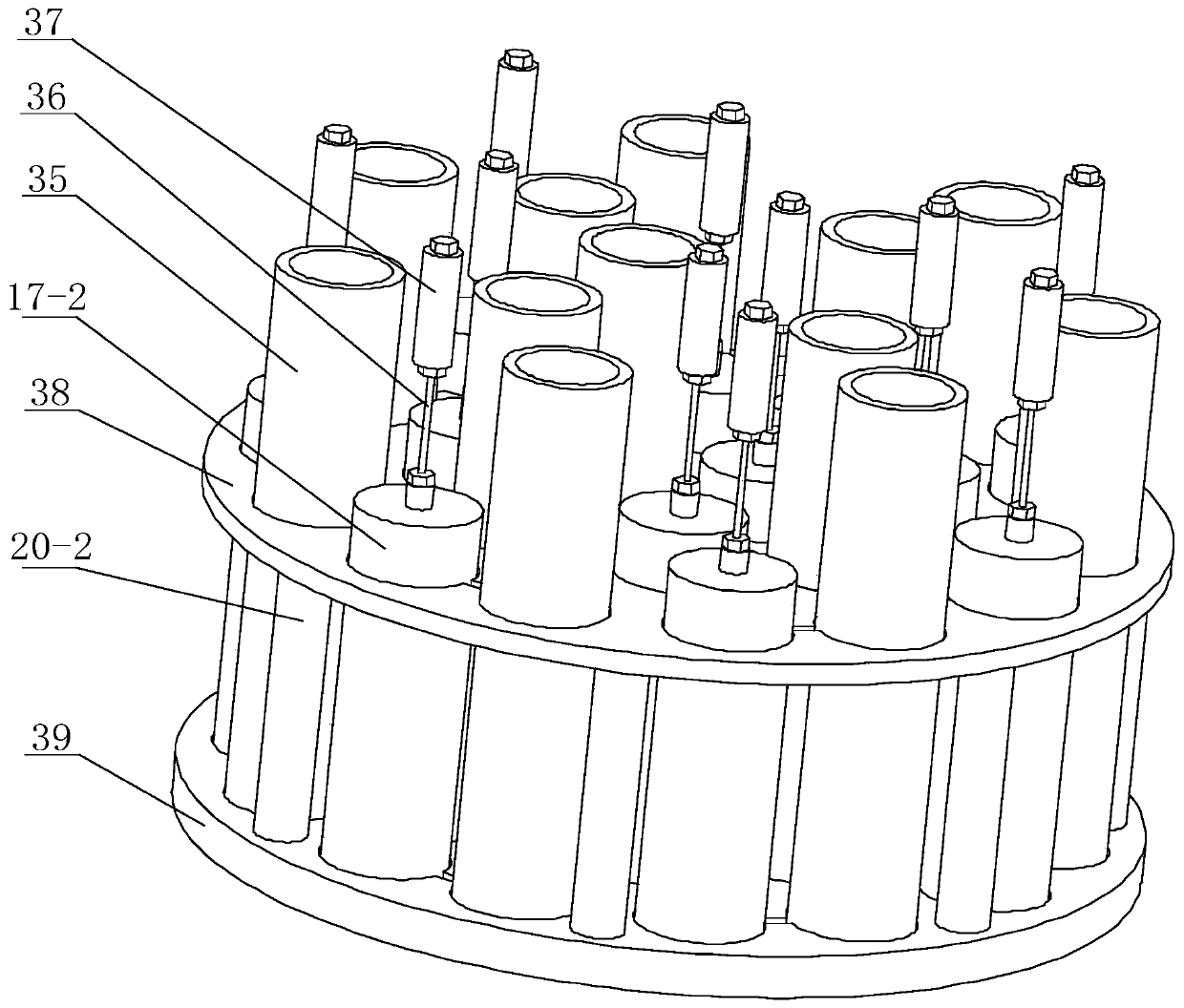 Seabed hard rock multi-point pressure-maintaining coring micro drilling machine