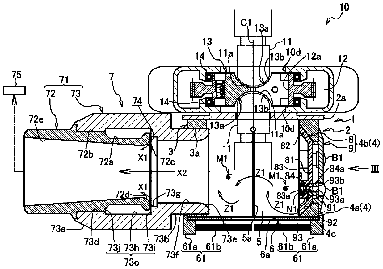 Chip-collecting device