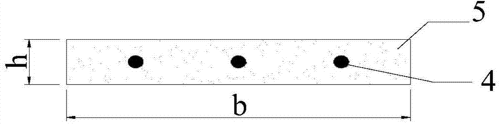 High toughness cement-based material-nonmetal fiber rib composite structure as well as application and application method thereof